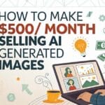 Make Money $500/Month Selling AI-Generated Images