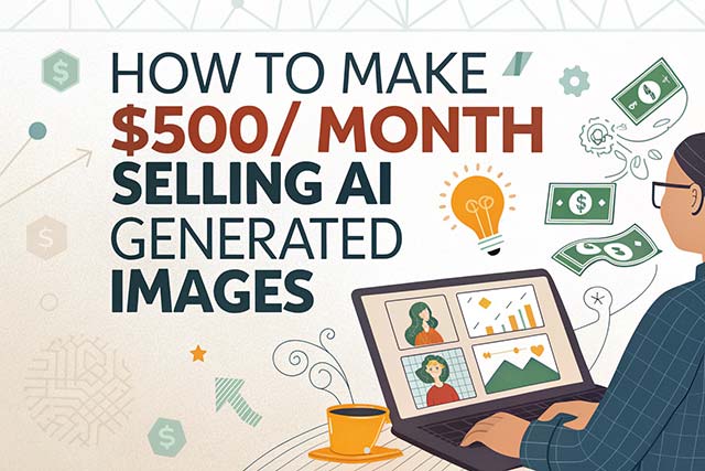 Make Money $500/Month Selling AI-Generated Images